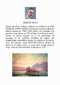 PEINTURES DE PRIMITIF BONO ET ANNA BONO DUGELAY